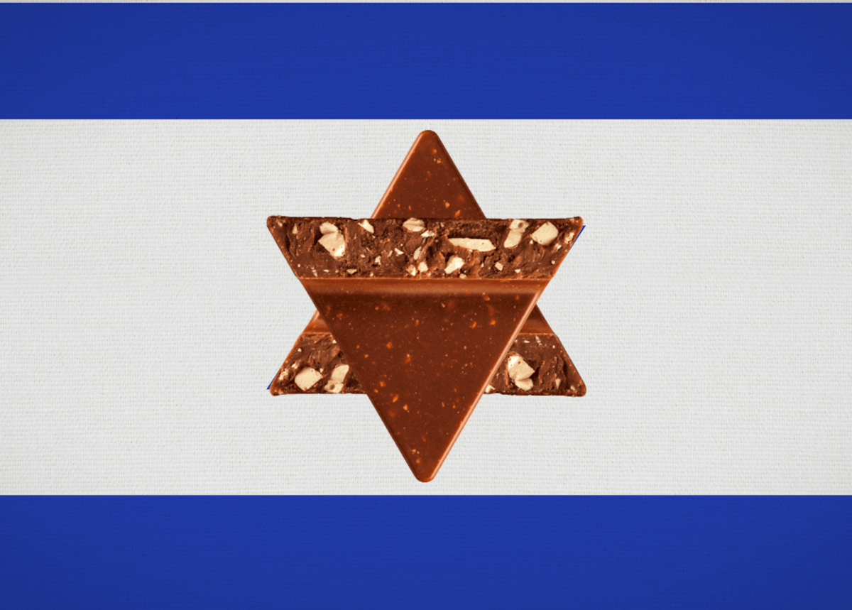 Toblerone Israeli Flag