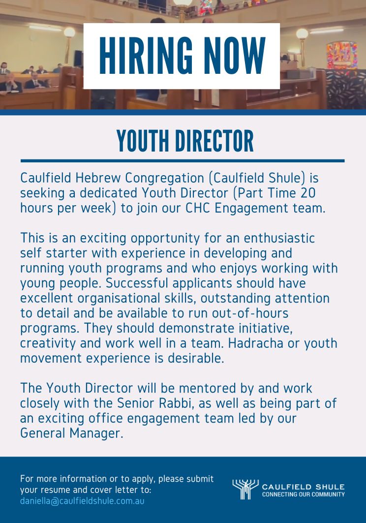 Youth Director Job Ad