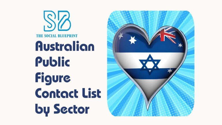 Australian Public Figure Contact List by Sector